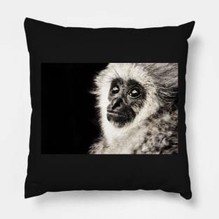 Monkey : Monochromatic | Black and White Series Pillow