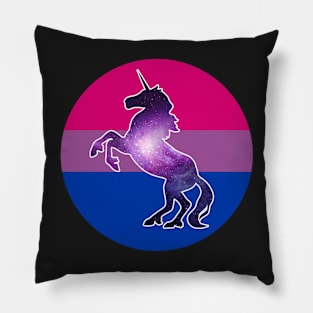 Bisexual Unicorn Pillow