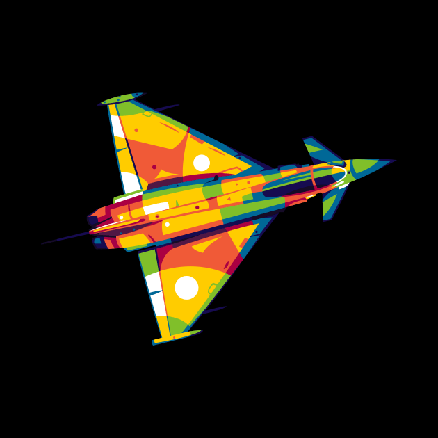 Typhoon Flying Jet by wpaprint