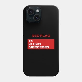 F1 Red Flag Graphic Phone Case