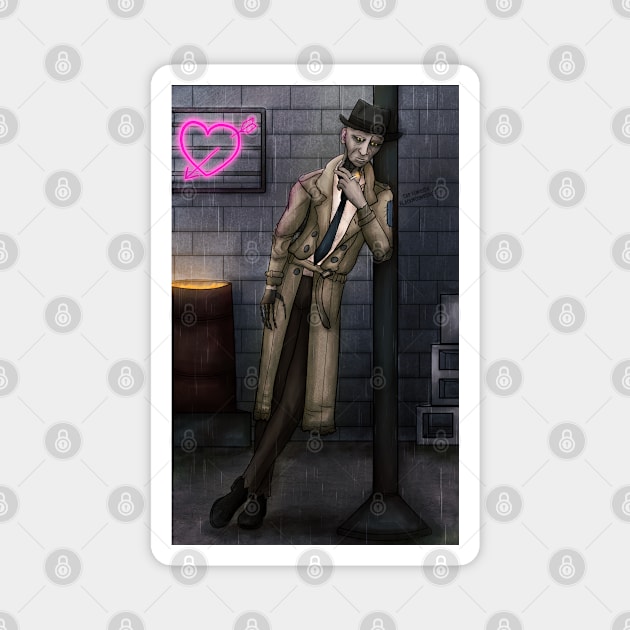 Nick Valentine Magnet by Blackmoonrose13