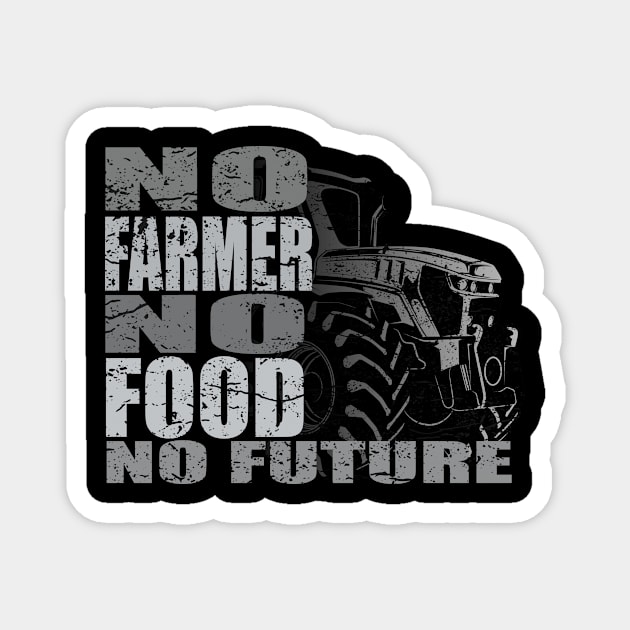 No Farmers No Food Magnet by printjobz