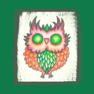 Trippin' owl, owl drawing T-Shirt