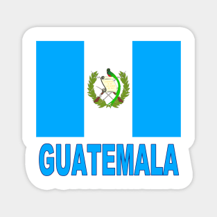 The Pride of Guatemala - Guatemalan National Flag Design Magnet