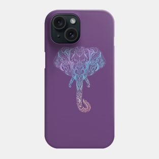 Rainbow Elephant Mandala Phone Case