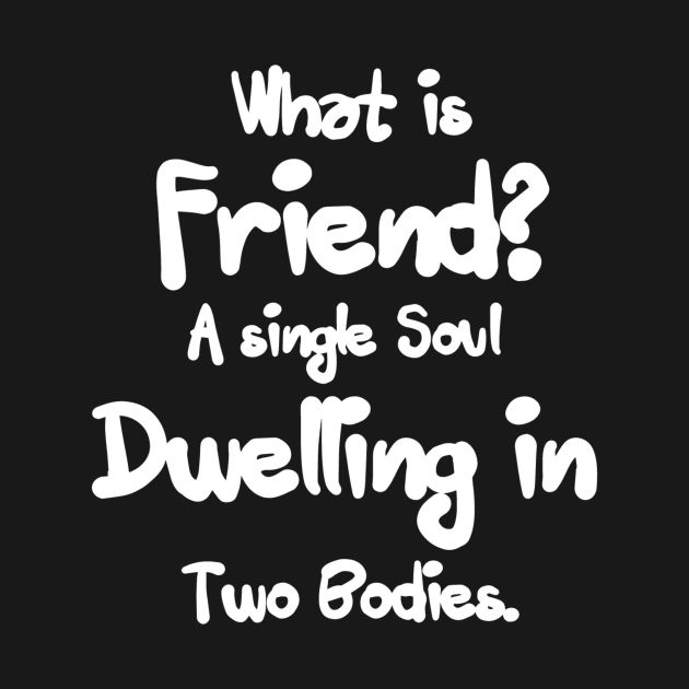 what is friends a single soul dwelling in two boodies by ERRAMSHOP