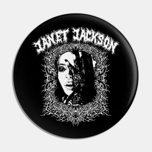 Janet Jackson Metal Style Pin