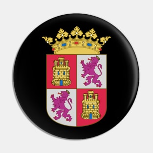 Coat of arms of Castile and León Pin