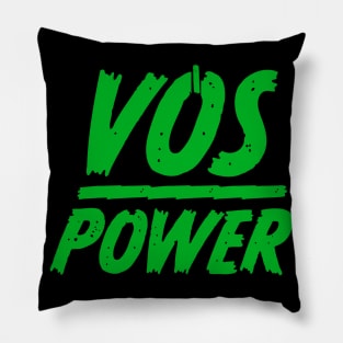 VOS Power Frankenstien Logo Pillow