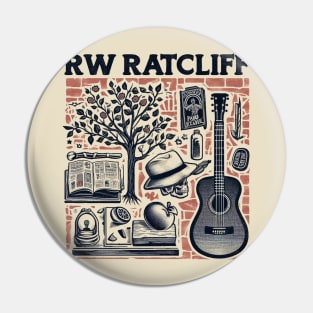 RW Ratcliff Palm Reader Shirt Pin