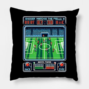 soccer player - pixel soccer player Pillow