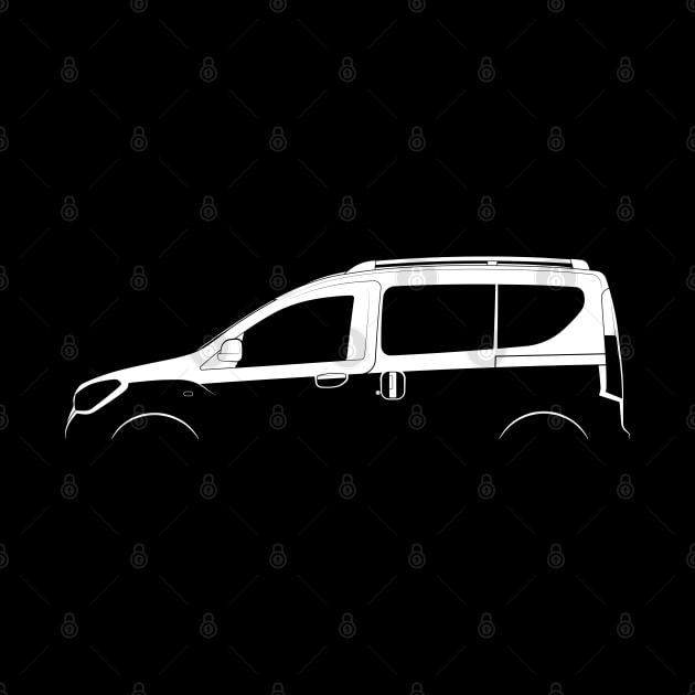 Dacia Dokker Silhouette by Car-Silhouettes