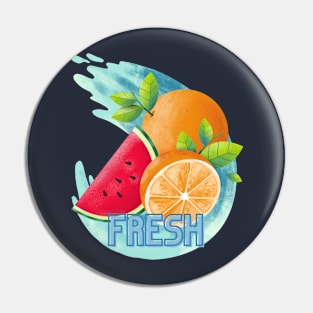 Fresh (Orange and Watermelon) Pin