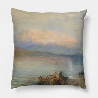 The Red Rigi by J.M.W. Turner Pillow