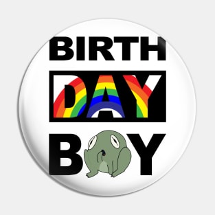 Birth Day Boy Pin