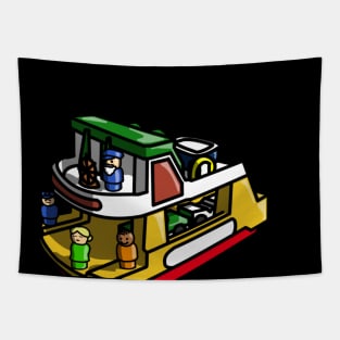 speedboat little people Tapestry