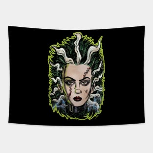 Bride of Frankenstein Vintage Monster Horror Tapestry