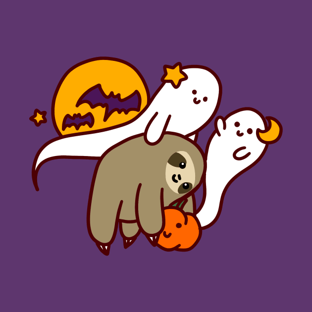 Cute Halloween Sloth by saradaboru