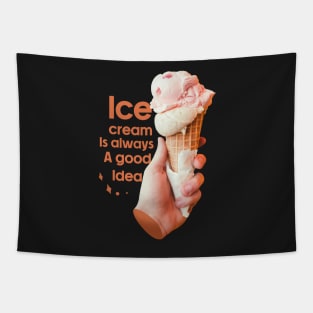 National Ice Cream Day Tapestry