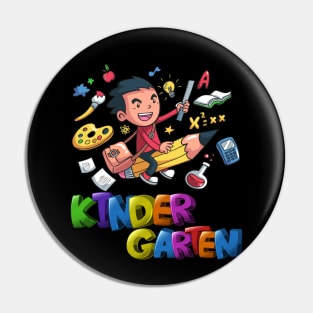 Kindergarten Shirt Back To School Gift Pin