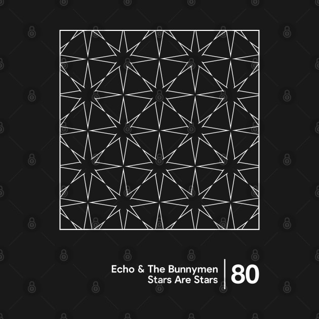 Echo & The Bunnymen - Minimalist Style Graphic Artwork by saudade