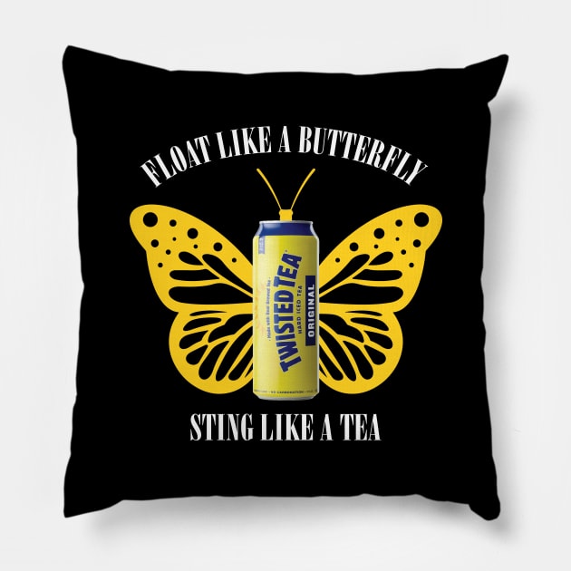 Float like a Butterfly Pillow by WMKDesign