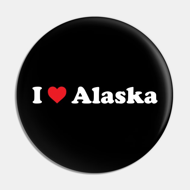 I ❤️ Alaska Pin by Novel_Designs