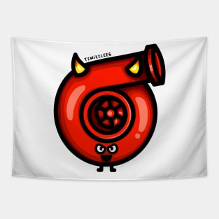 Meanest Turbo - Demon (Red) Tapestry