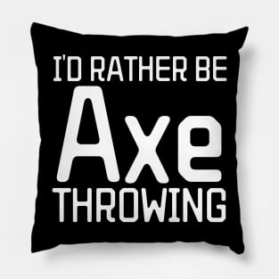 Axe Throwing Pillow