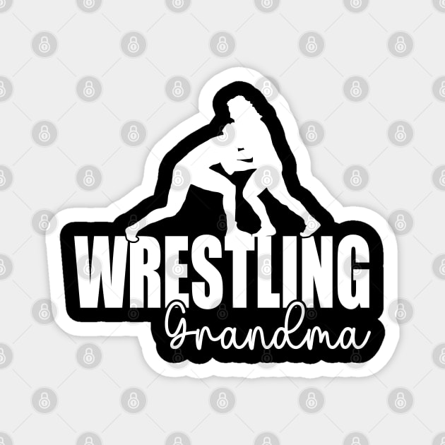 Funny Wrestling Grandma Wrestling Lover Mothers Day Magnet by WildFoxFarmCo