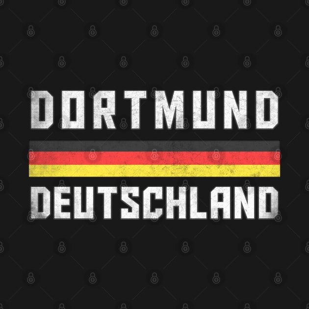 Dortmund / Germany Faded Style Region Design by DankFutura