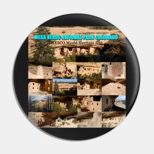 Mesa Verde World Heritage Site Poster A Pin