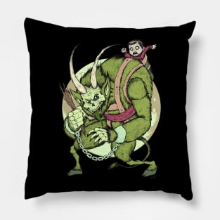 Krampus (Toxic Green) Pillow