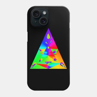 Illuminati all seeing eye Rainbow Phone Case