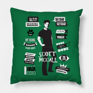 Scott Mccall Teen Wolf Quotes Pillow