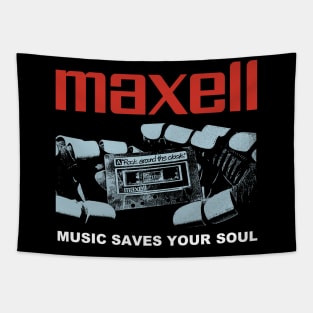 vintage retro 80s maxell Tapestry