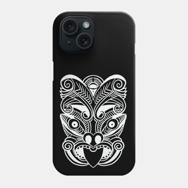 The Haka Mask - Maori New Zealand Dance Rugby Phone Case by isstgeschichte