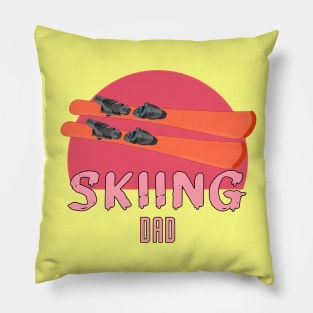 Skiing Dad Pillow