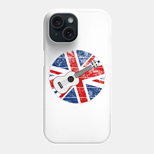 Ukulele UK Flag Britain Ukulelist British Musician Phone Case