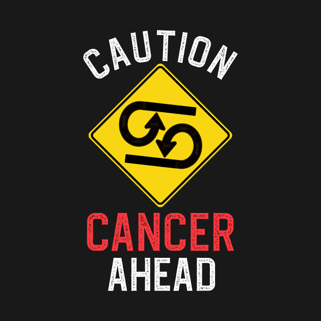 Funny Zodiac Horoscope Cancer Road Sign Traffic Signal by WitchNitch