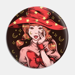 Pretty Witch Pin