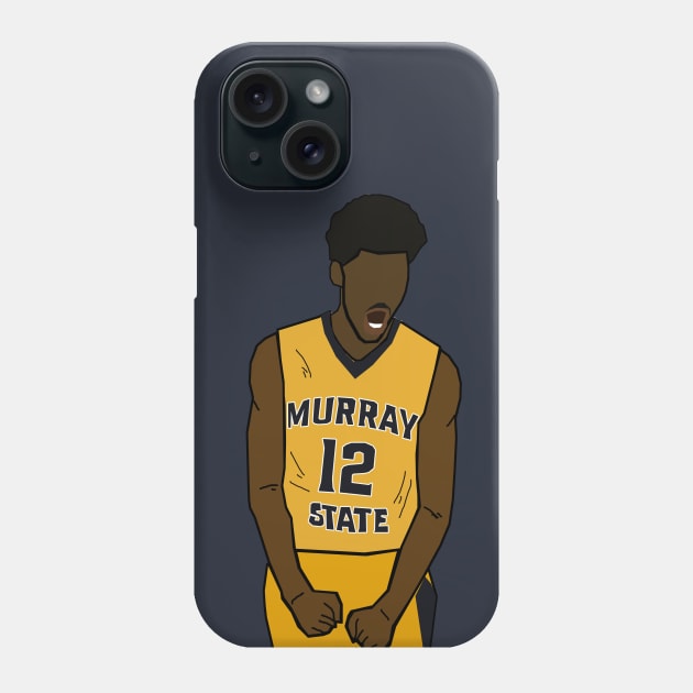 Ja Morant Celebration - Murray State Racers Phone Case by xavierjfong