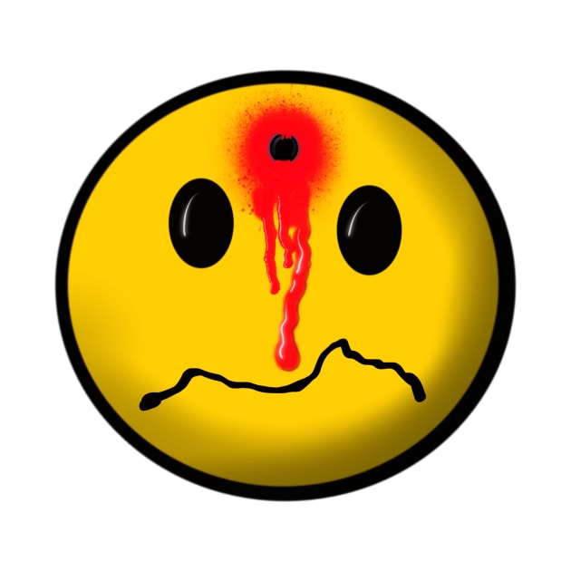 Bloody shot emoji smiley by wolfmanjaq