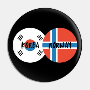 Korean Norwegian - Korea, Norway Pin