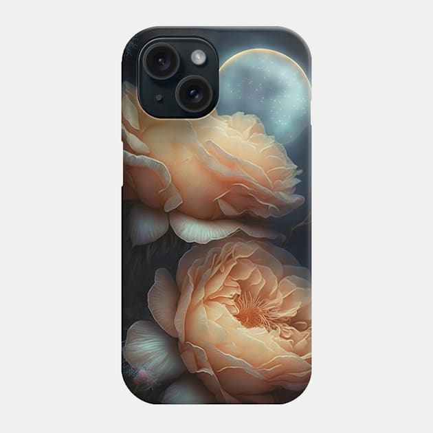 Iridescent pastel roses 11 Phone Case by redwitchart