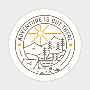 Adventure is Out There Magnet