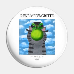 Rene Meowgritte Pin