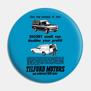 FORD ESCORT VAN - advert Pin