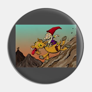 Go Gnome Go! Pin