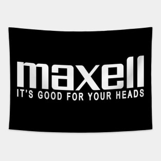 Vintage Maxell Logo Tapestry